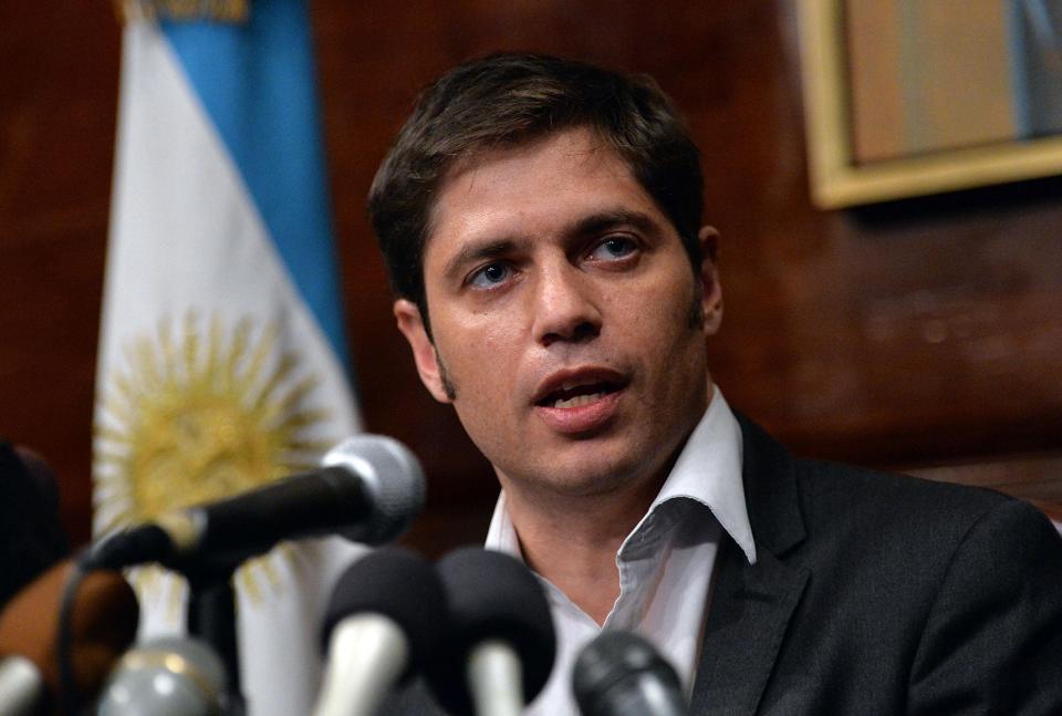 Argentina's Economy Minister Axel Kicillof speaks during a press conference at the Argentina Consulate July 30, 2014 in New York as talks into Argentina's debt failed (GETTY IMAGES)