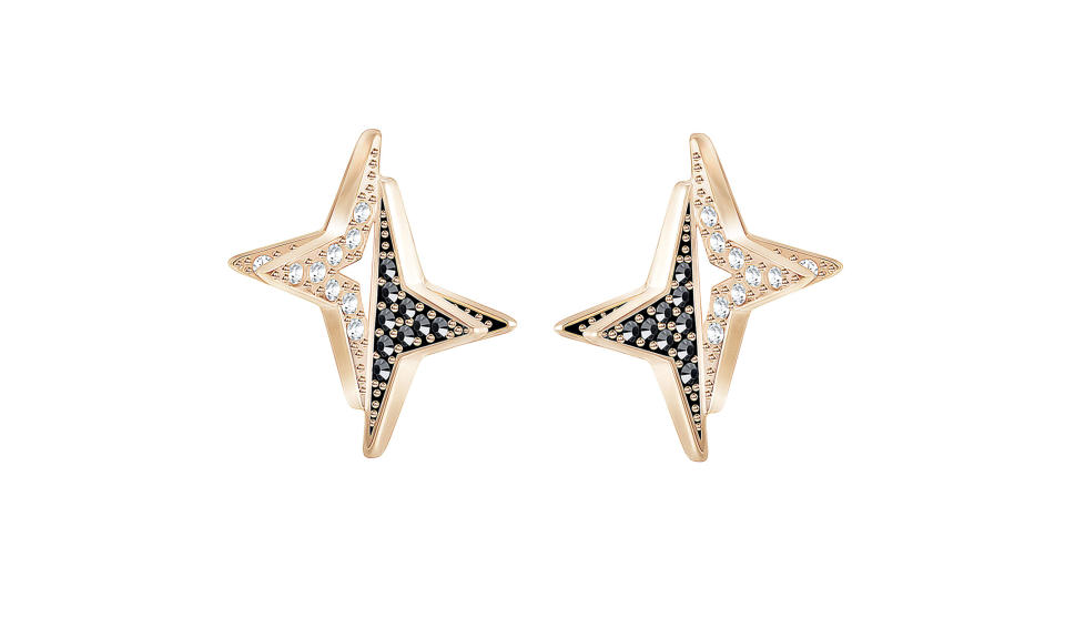 <p>Swarovski Halve Studs, $79, available at Swarovski Rockefeller Center 30 Rockefeller Center, 212.332.4300 </p>