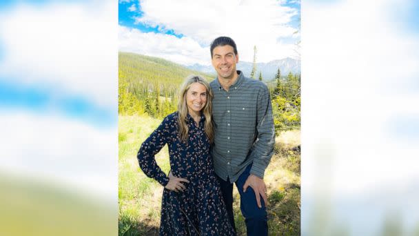 PHOTO: Lauren Laidley poses with her husband, Luke Laidley, who passed away on July 4, 2023. (Courtesy of Lauren Laidley)