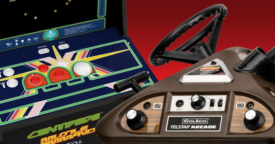Algunas arcades y consolas incluían una variedad de accesorios para controlar el juego (Imágenes: Evan Amos, Video Games New York)