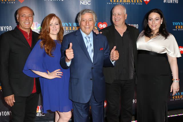 Nancy Rivera/Ace Pictures/Shutterstock Tony Bennett and his family