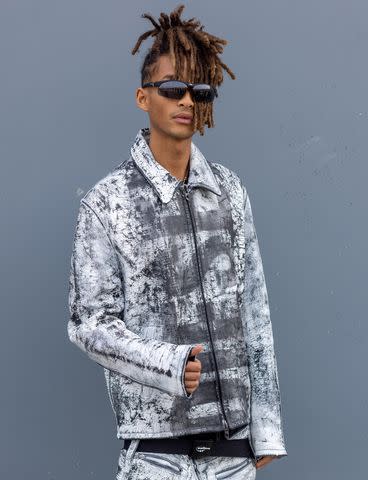 <p>Arnold Jerocki/Getty</p> Jaden Smith attends the Diesel fashion show on Feb. 21 in Milan, Italy.