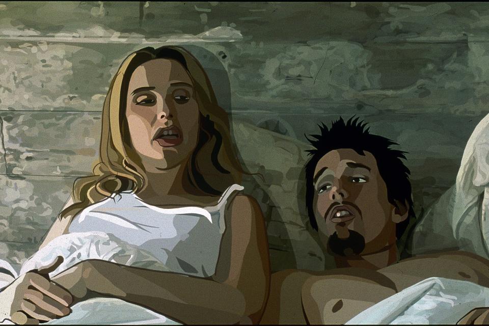 WAKING LIFE (2001) JULIE DELPY and ETHAN HAWKE