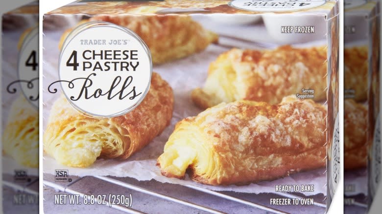 four cheese pastry rolls