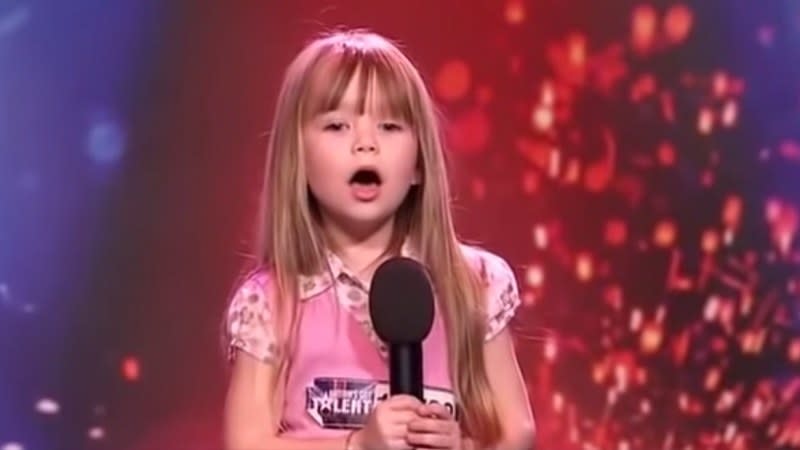 Closeup of Connie Talbot