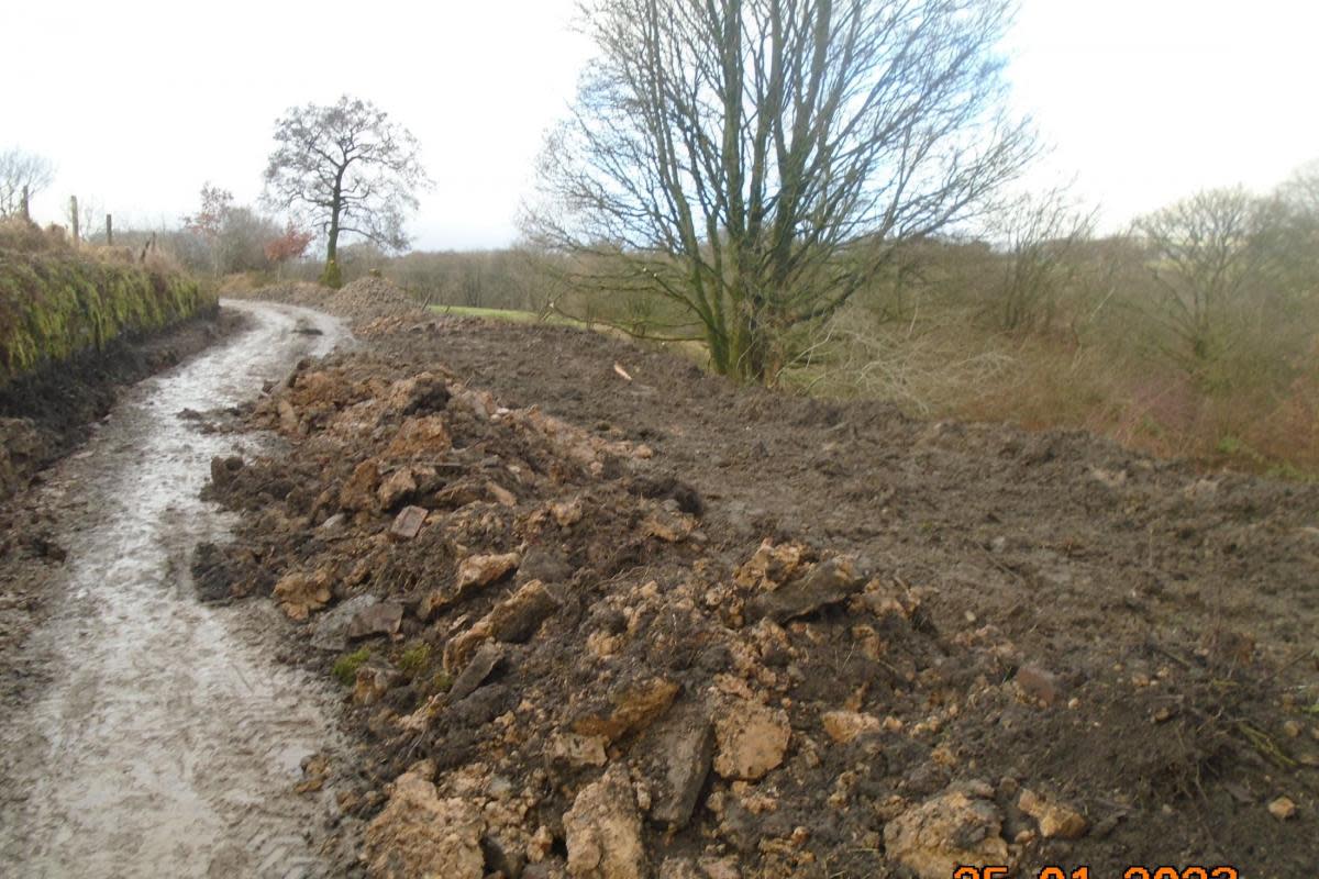 Rossendale Borough Council's enforcement notice over a widened bridleway has been upheld <i>(Image: Rossendale Borough Council)</i>