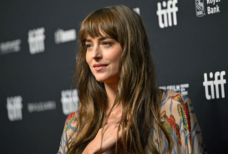 Dakota Johnson attends the photocall for "Daddio" at the TIFF Bell Lightbox during the Toronto International Film Festival in Canada on September 10. The actor turns 34 on October 4. Photo by Chris Chew/UPI