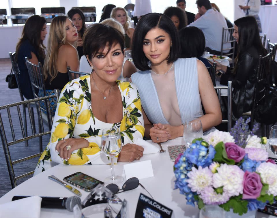 Kris is the manager of all her kids careers and is said to want to cash-in on Kylie's pregnancy. Source: Getty