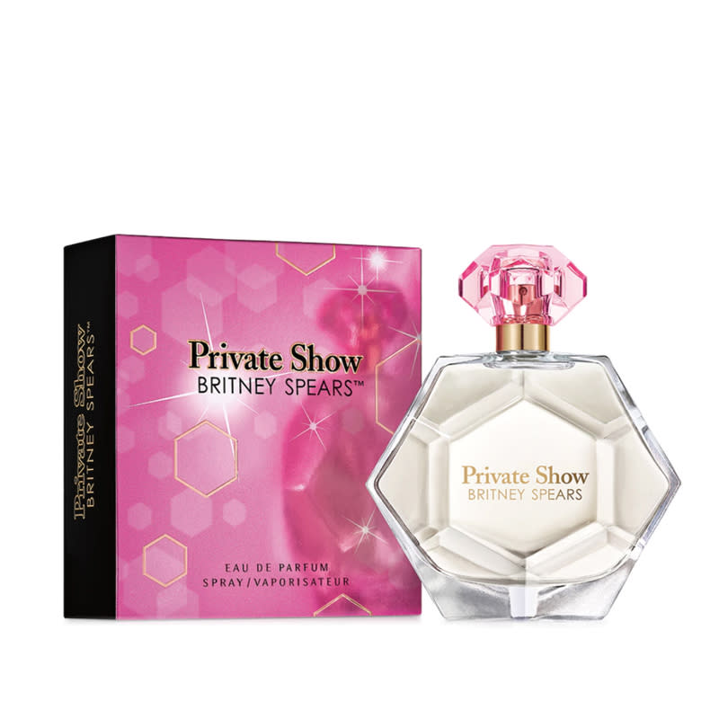 <p>Britney Spears has some die-hard fans who follow her perfumes just as much as they do her. This <a rel="nofollow noopener" href="http://store.britneyspears.com/fragrance/private-show-perfume.html" target="_blank" data-ylk="slk:Private Show;elm:context_link;itc:0;sec:content-canvas" class="link ">Private Show</a> scent has an interesting blend of whipped crème coffee, clementine, juicy nectarine, dulche de leche, orange flower, jasmine sambac, luminous amber, and sensual musks. (Photo: britneyspears.com) </p>