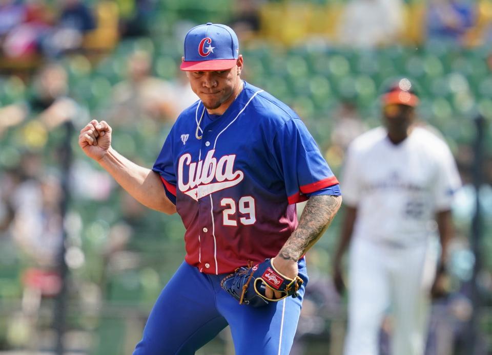 古巴叛逃投手Yariel Rodriguez將加入藍鳥。（資料照。特約攝影游智勝／攝）