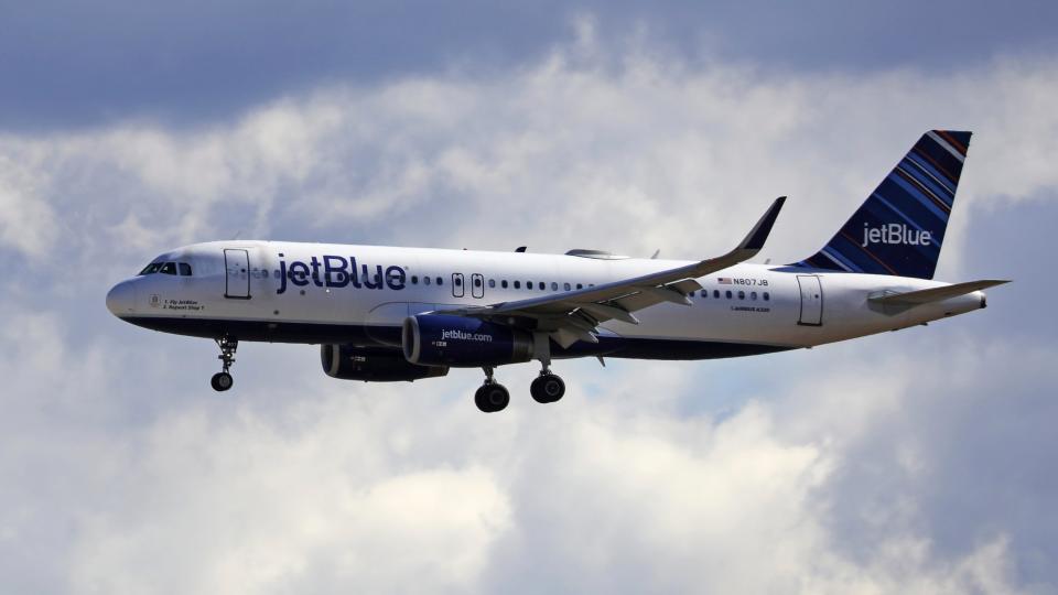 <p>The incident occurred on a JetBlue flight</p> (Copyright 2019 The Associated Press. All rights reserved)