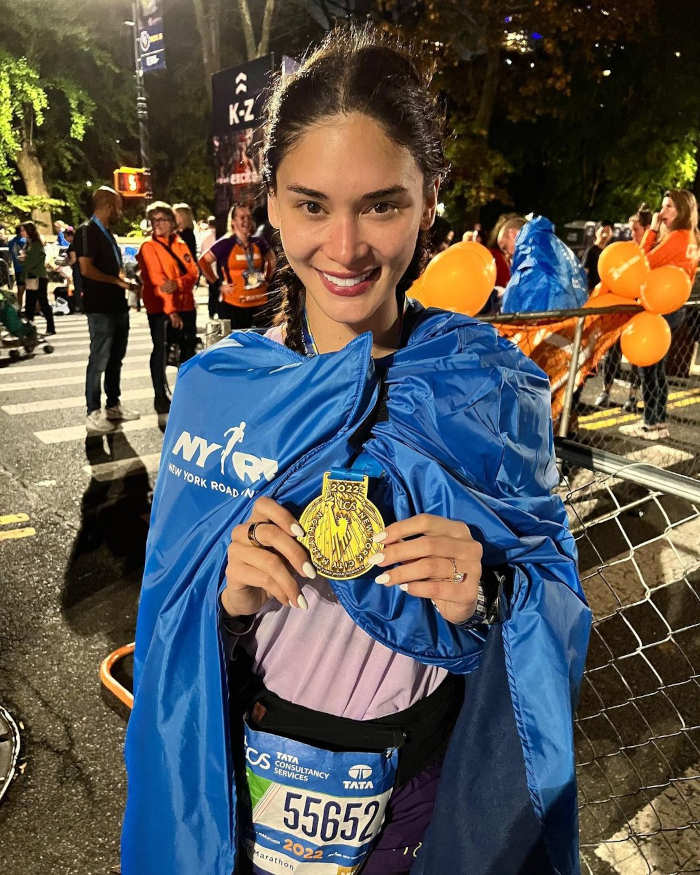 The Miss Universe 2015 completed the NYC Marathon!