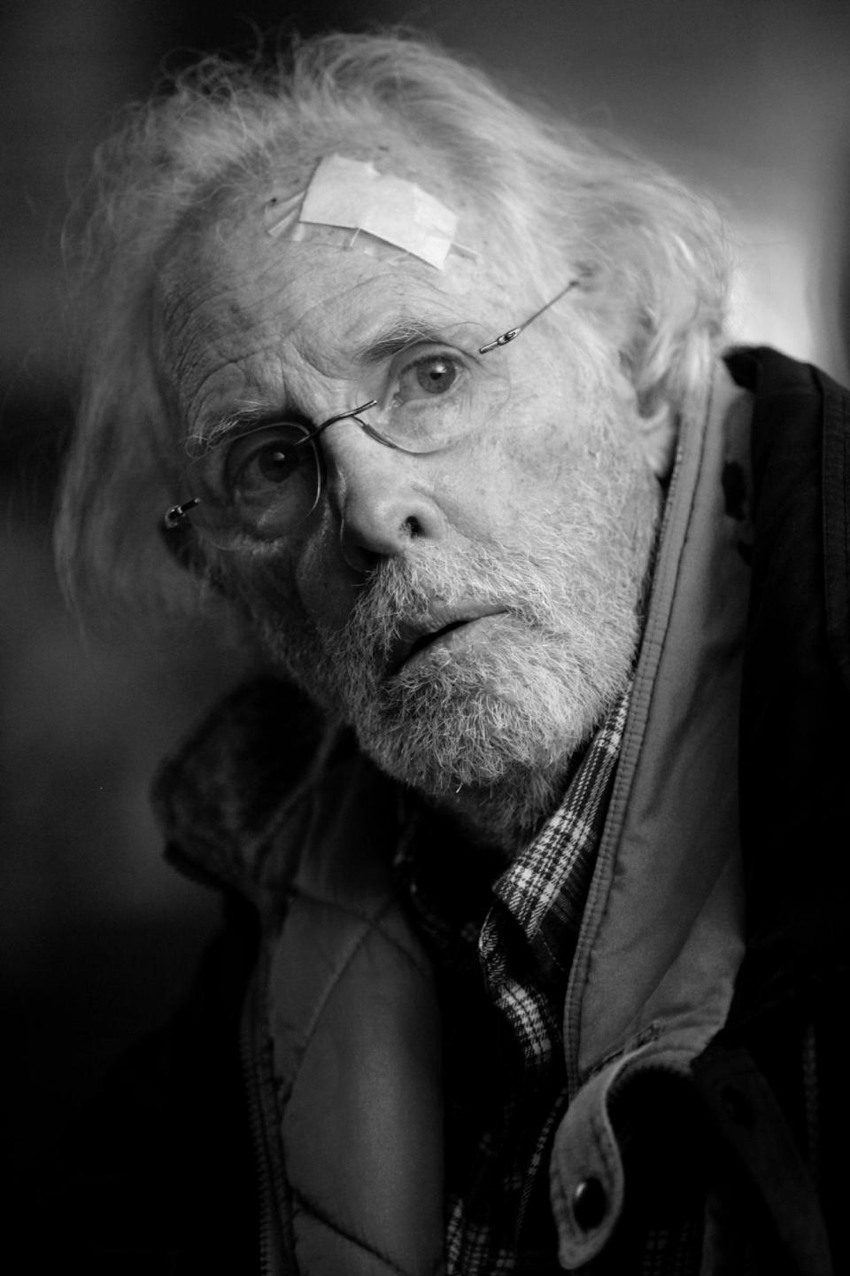 This image released by Paramount Pictures shows Bruce Dern as Woody Grant in a scene from the film "Nebraska," about a booze-addled father who makes to Nebraska with his estranged son in order to claim a million dollar Mega Sweepstakes Marketing prize. (AP Photo/Paramount Pictures, Merie W. Wallace)