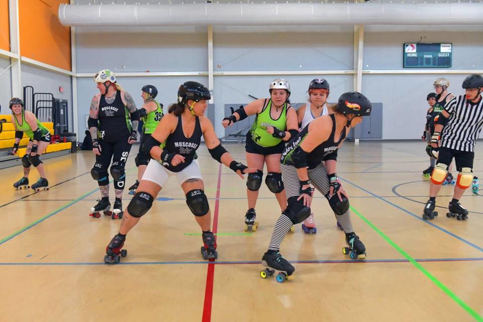 After a four-year hiatus the only roller derby team in the Columbus area is scheduled to compete in its first home bout of the season this week. April 22, starting at 5 p.m., in the Harris County Community Center, 7509 Highway 116, the Muscogee Roller Girls will play a team from Montgomery, Alabama. 04/18/2023 Darrell Roaden/Special to the Ledger-Enquirer