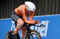 Cycling - UCI Road World Championships - Women Individual Time Trial - Bergen, Norway - September 19, 2017 - Anna van Der Breggen from The Netherlands in action. NTB Scanpix/Marit Hommedal via REUTERS