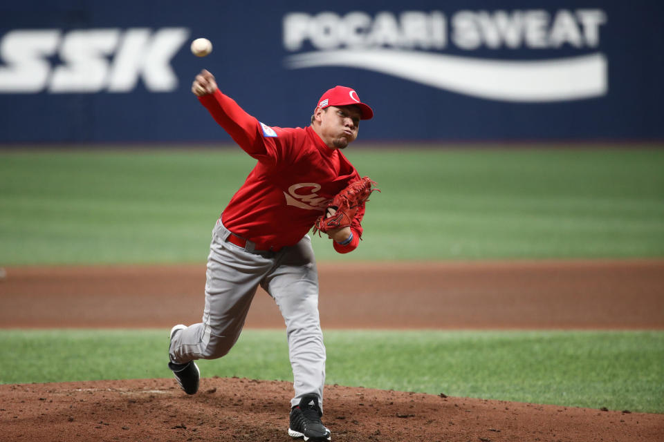 經典賽古巴隊Yariel Rodriguez。（Photo by Chung Sung-Jun/Getty Images）