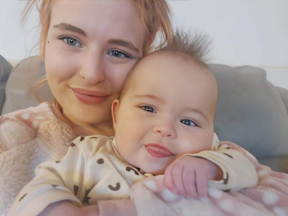 Siobhan Sharrock with her daughter Aaliyah Evans. (Siobhan Sharrock / SWNS)