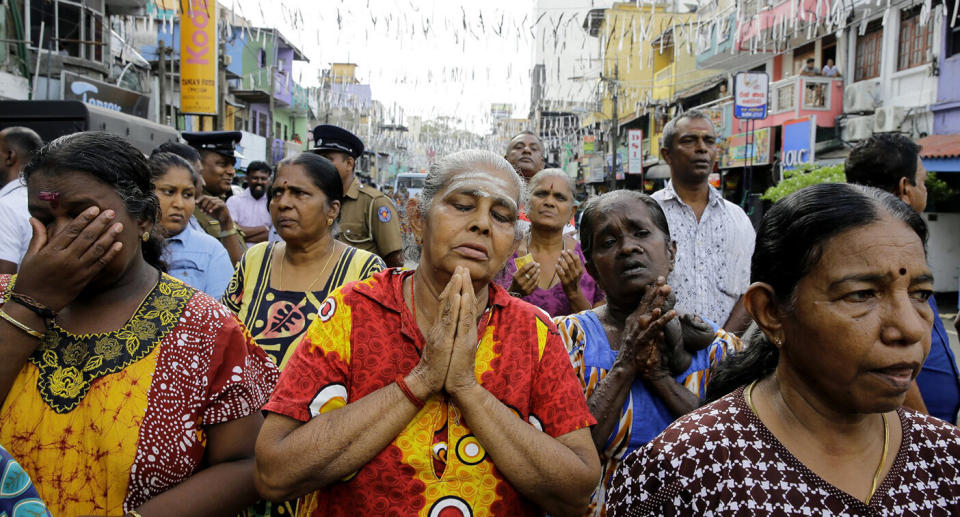 Sri Lanka's Catholics on Sunday preparing to celebrate Mass in their homes by a televised broadcast as churches shut over fears of militant attacks. Source: AP