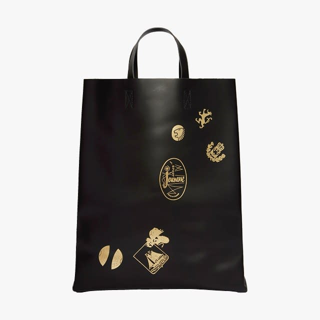 Comme des Garçons Black and Gold Leather Tote, £860
selfridges.com