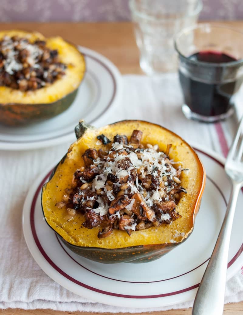 Stuffed & Roasted Squash