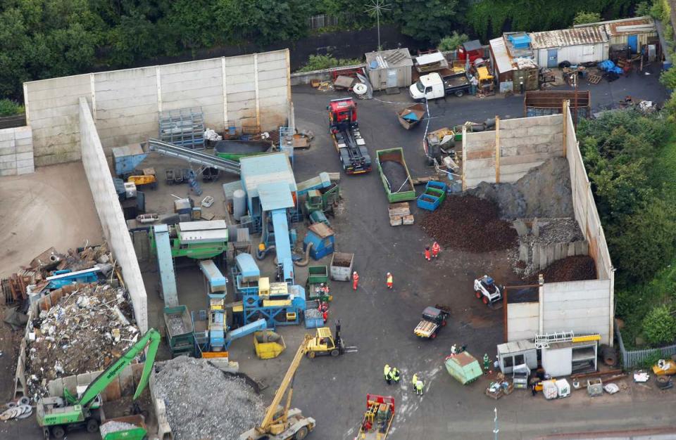 Five workers were fatally injured and another seriously injured at a site in Birmingham.  