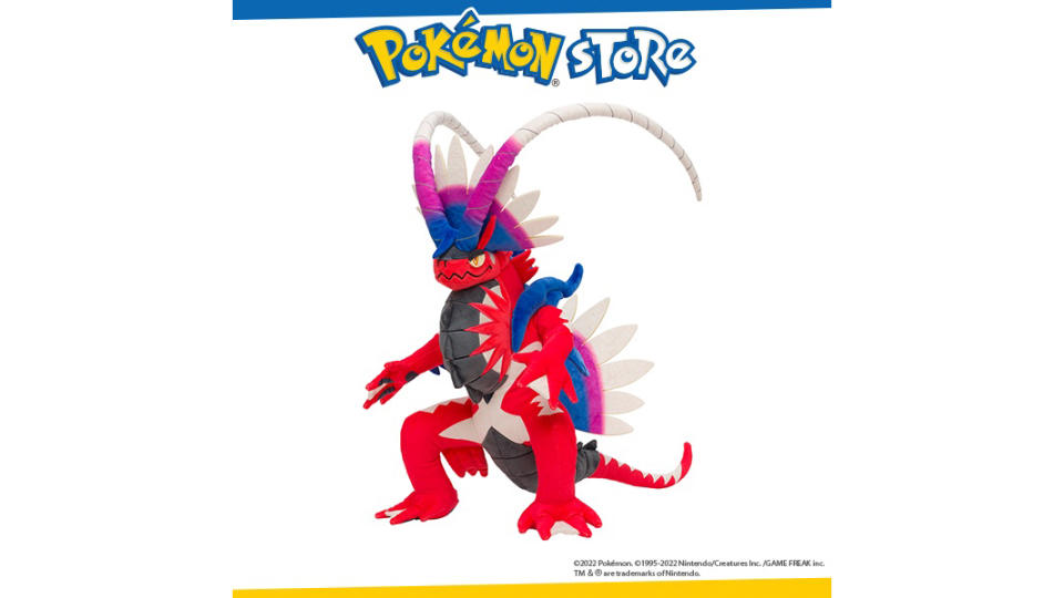 Pokémon Center Original Plush Koraidon Pokémon Scarlet and Violet. (Photo: Shopee SG)