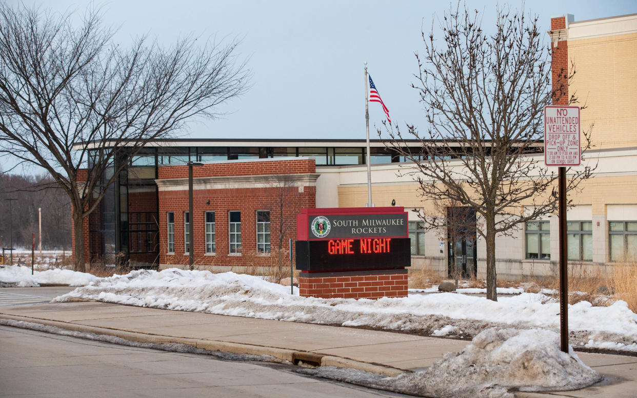 A threat against South Milwaukee High School prompted the school district to put all district schools in a "secure" condition Wednesday morning, Feb. 8.
