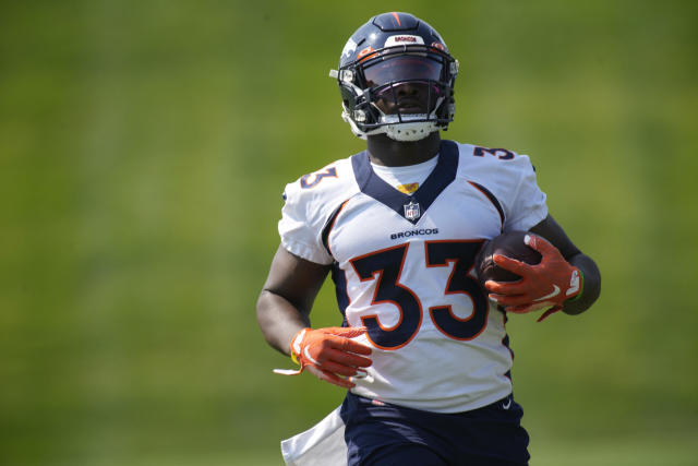 Broncos RB Javonte Williams limited at practice as OTAs begin