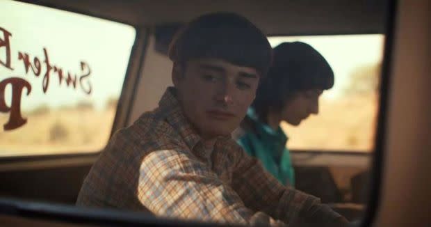 Noah Schnapp as Will Byers and Finn Wolfhard as Mike Wheeler in "Stranger Things" on Netflix<p>Netflix</p>