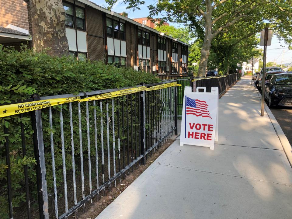 Nyack school election polling site at Depew Manor in Nyack, on May 21, 2024.