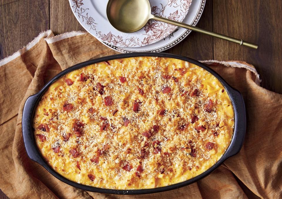 Baked Mac and Cheese with Bacon