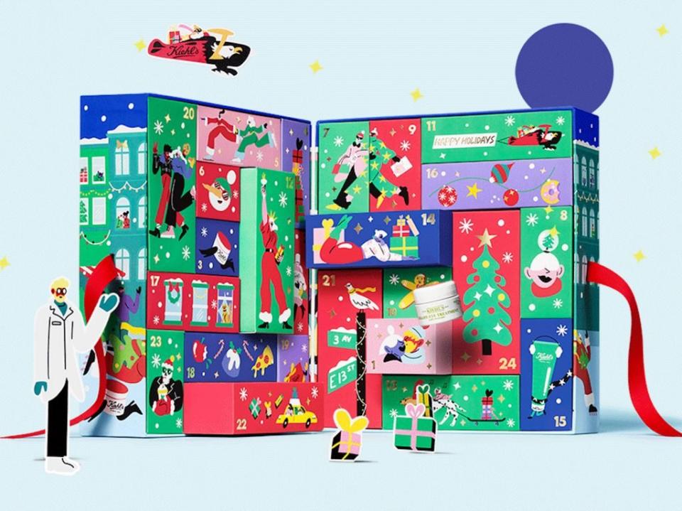 Kiehl’s Limited Edition Holiday Advent Calendar （購物滿HK$500即可以HK$590換購乙個 ）