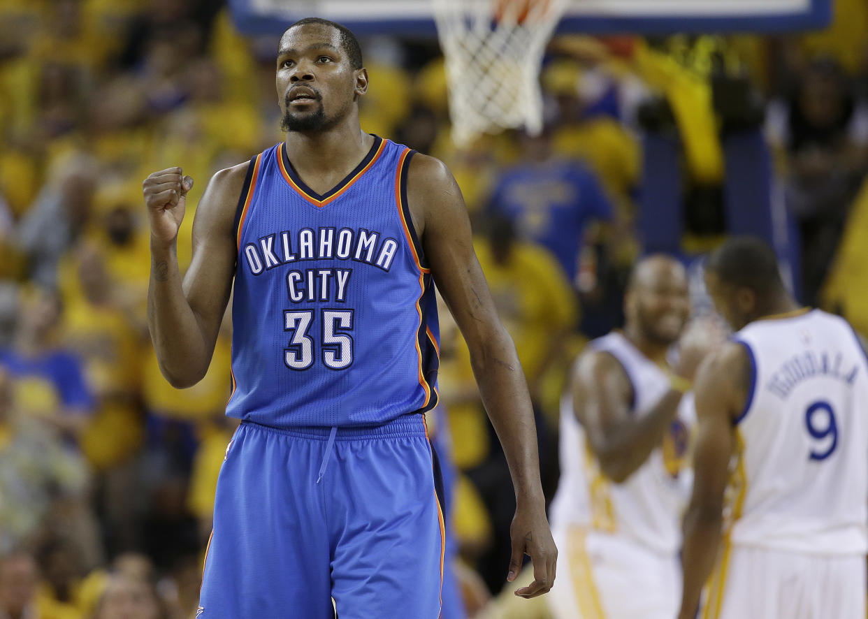 Kevin Durant slammed his former general manager earlier this month, saying he didn’t trust anyone in the organization where he started his career.