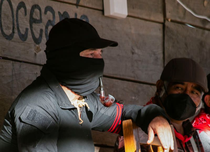 Captain Insurgent Marcos of the EZLN attends the 30th anniversary of the Zapatista uprising, in Ocosingo