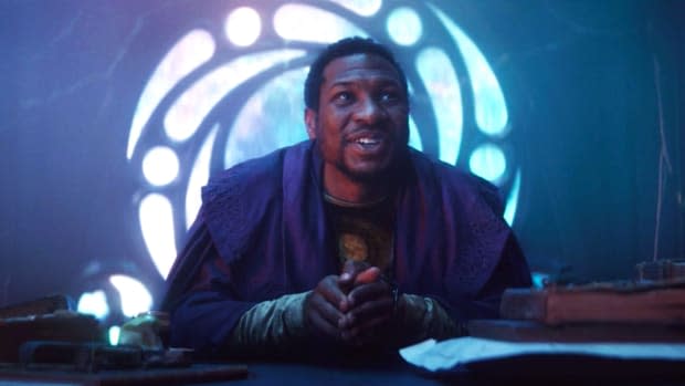 Jonathan Majors as Kang the Conqueror in "<a href="https://parade.com/1220554/jessicasager/loki/" rel="nofollow noopener" target="_blank" data-ylk="slk:Loki;elm:context_link;itc:0;sec:content-canvas" class="link ">Loki</a>" Season 1. He will reprise the role in "Avengers: Kang Dynasty."<p>Marvel Studios/Disney</p>