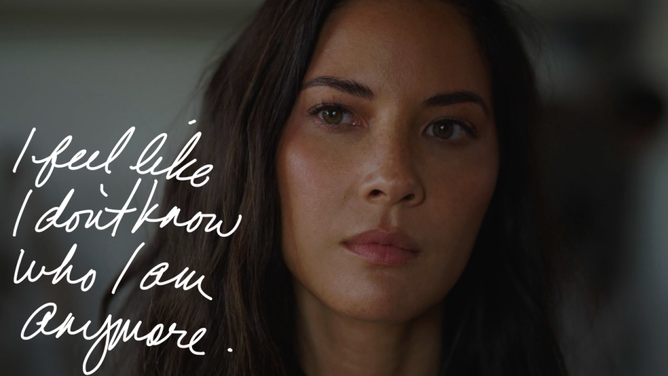 Olivia Munn stars as a movie executive struggling internally with the way her life's going in "Violet."