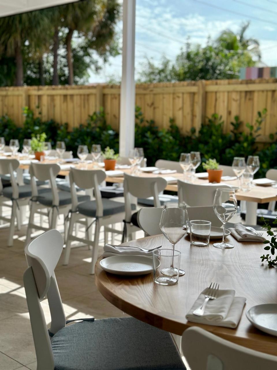 A coastal Mediterranean-inspired menu and al fresco dining await you at The Blue Door in West Palm Beach.