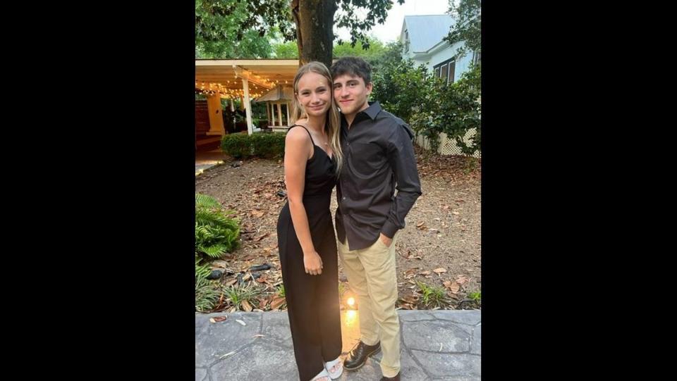 Auydin Stallings, 18, and his girfriend, Shyla Allen planned to celebrate their one-year anniversary as a couple next month.