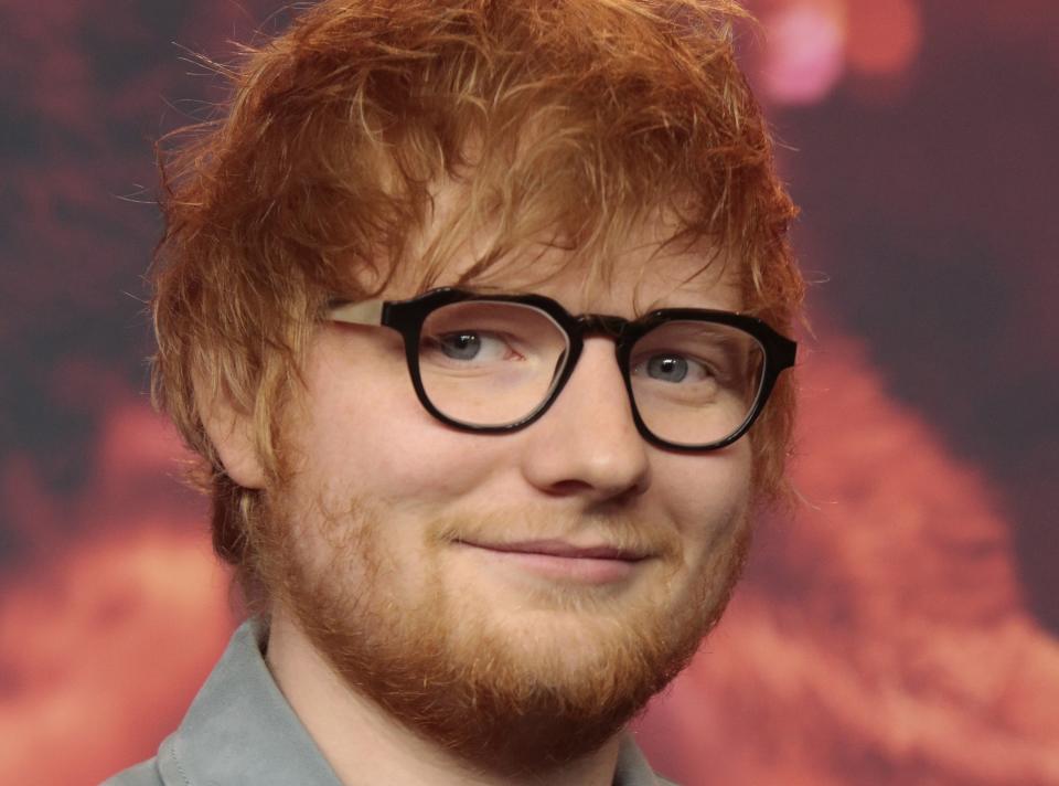 Photo of Ed Sheeran at a movie premiere