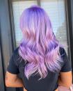 <p>Lilac hair doesn't have to be soft if you don't want it to be. Add vibrance by using different shades of purple to give dimension.</p><p><a href="https://www.instagram.com/p/COQnhsKDwaL/" rel="nofollow noopener" target="_blank" data-ylk="slk:See the original post on Instagram;elm:context_link;itc:0;sec:content-canvas" class="link ">See the original post on Instagram</a></p>