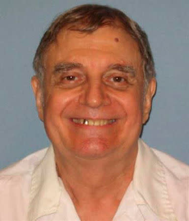 Death row inmate Tommy Arthur, scheduled to be executed November 3, 2016, is seen in an undated picture from the Alabama Department of Corrections. Alabama Department of Corrections/Handout via Reuters