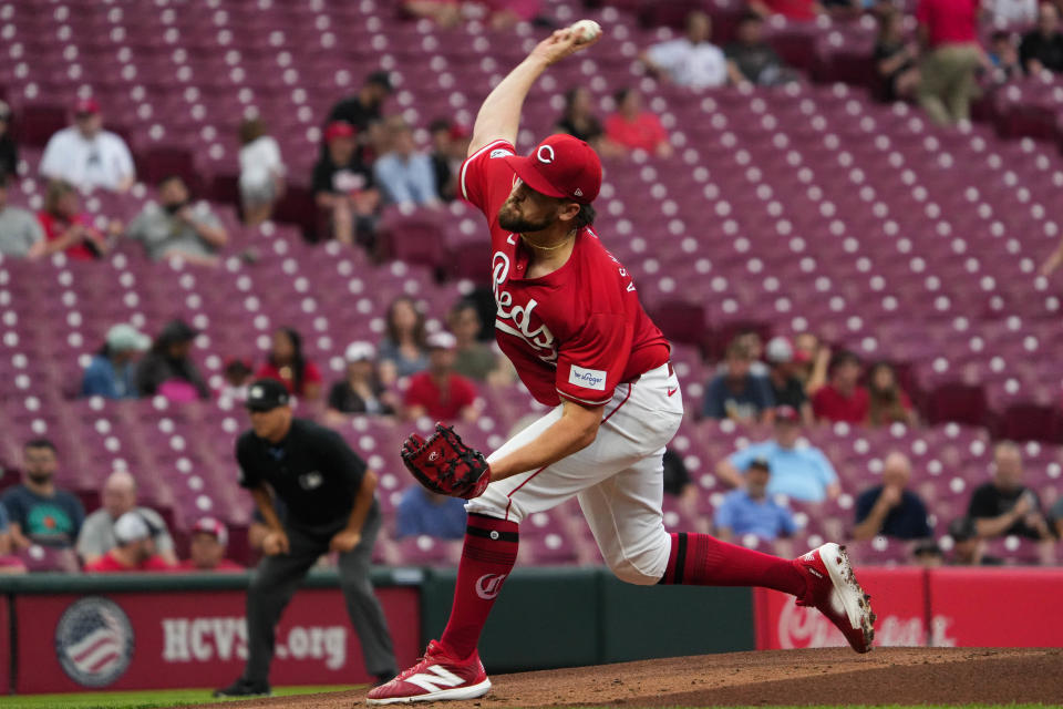Graham Ashcraft takes a 3-2 record and a 3.86 ERA into Monday night's game against the Diamondbacks. Last week, Ashcraft allowed three runs in five innings of a Reds' 4-3 loss to Arizona. The Reds had won Ashcraft's previous three decisions.
