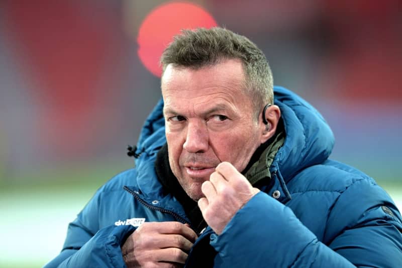 Former German footballer and SKY expert Lothar Matthaus pictured prior to the start of the German Bundesliga soccer match between Bayer 04 Leverkusen and VfB Stuttgart at BayArena. David Inderlied/dpa