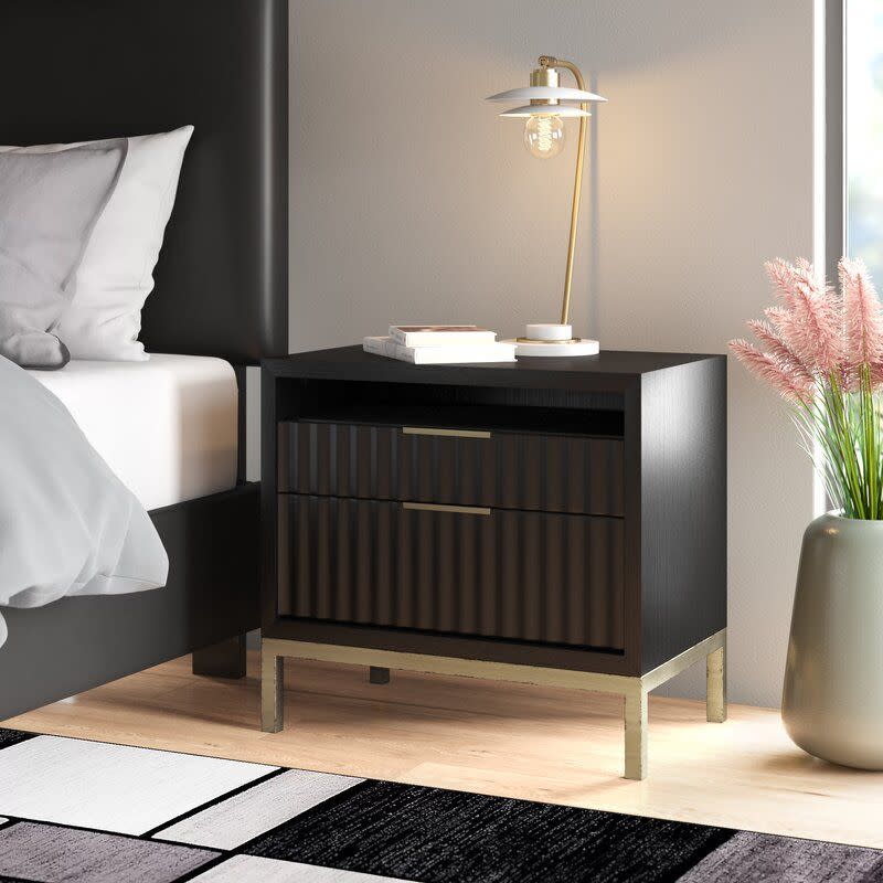 16) 2-Drawer Nightstand