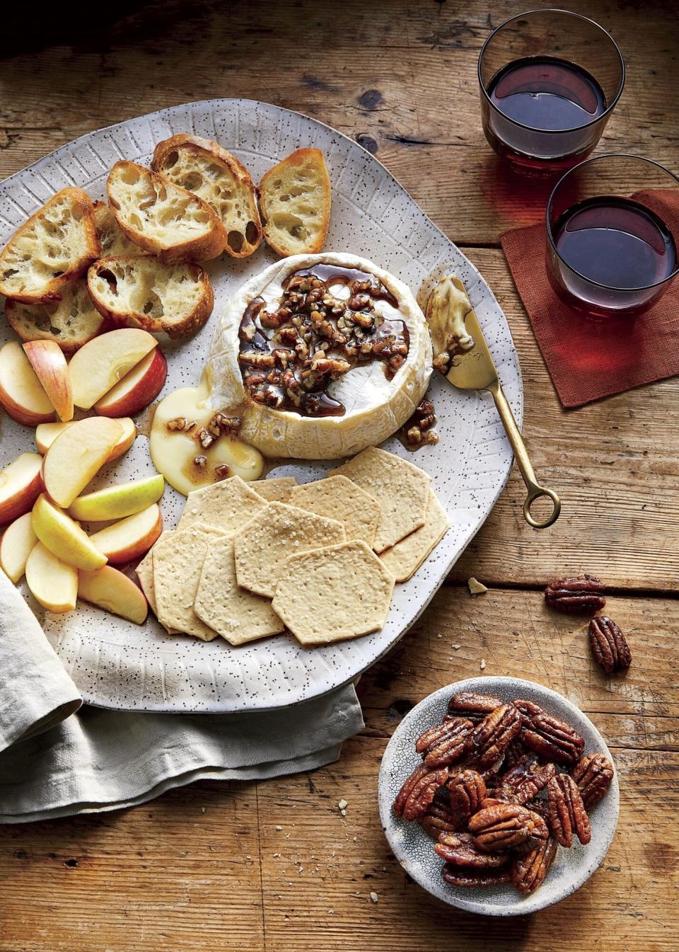 Baked Brie with Pecans