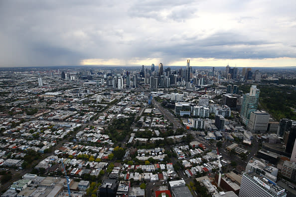 A view of Melbourne's CBD.
