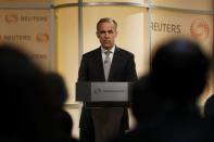Mark Carney, Governor of the Bank of England, speaks at a Reuters Newsmaker event in London, Britain April 7, 2017. REUTERS/Peter Nicholls