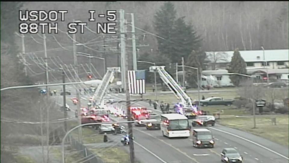 Procession, memorial for fallen Trooper Christopher Gadd