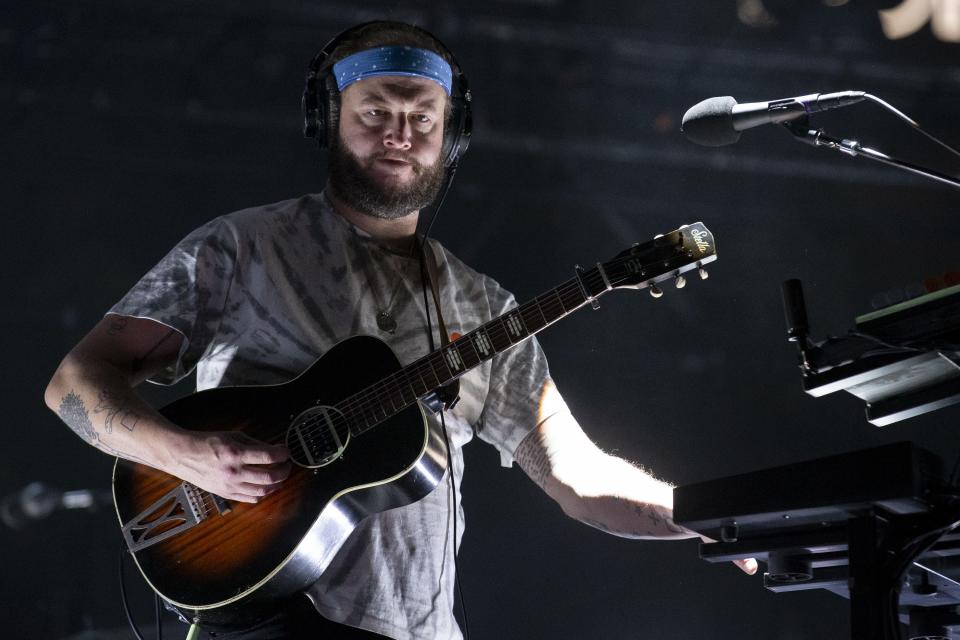 Bon Iver performs during McDowell Mountain Music Festival on March 6, 2020, at Margaret T. Hance Park in Phoenix.