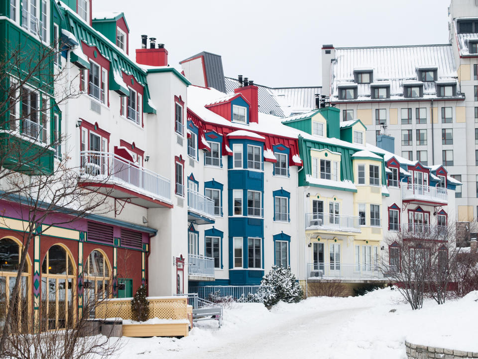 Mont-Tremblant village in winter (Getty)